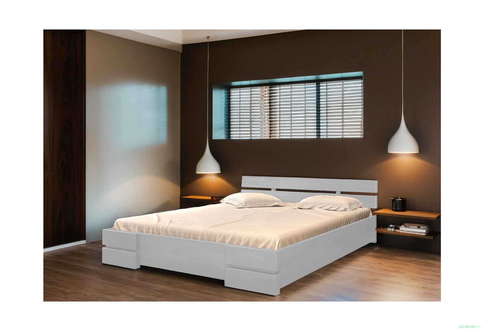 Изображение 2 - Кровать Arbor Drev Дали 160х200, бук, серый