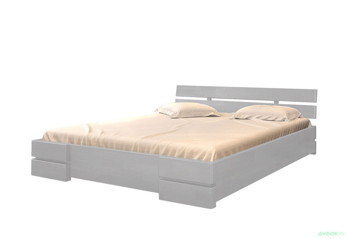 Ліжко Arbor Drev Далі 160х200, сосна, сірий
