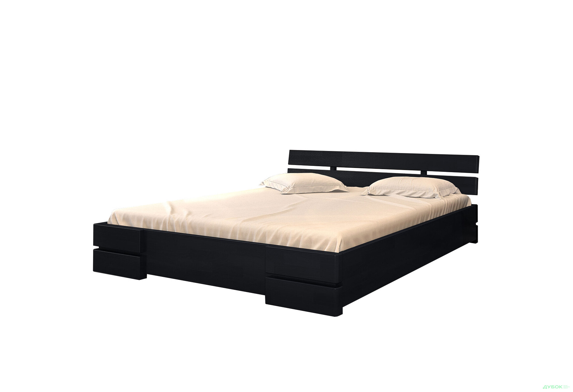 Ліжко Arbor Drev Далі 160х190, бук, венге магія - Зображення 1 Зображення 1 - Ліжко Arbor Drev Далі 160х190, бук, венге магія