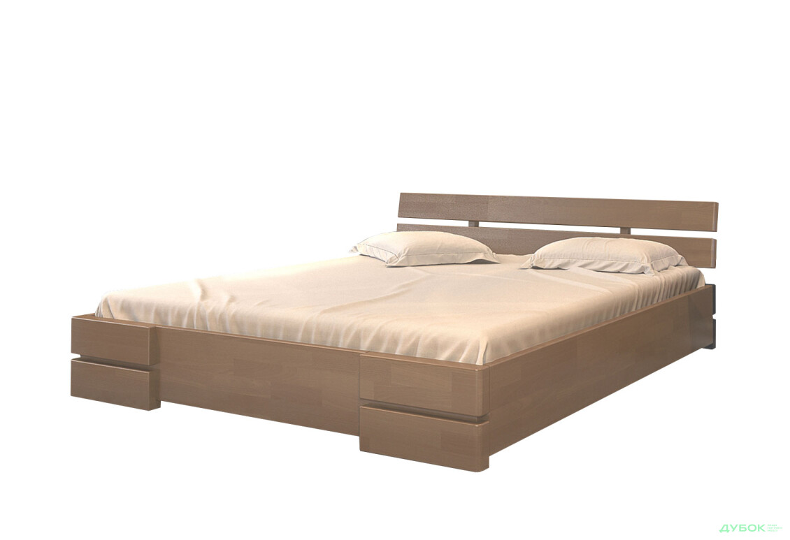 Ліжко Arbor Drev Далі 160х190, бук, горіх