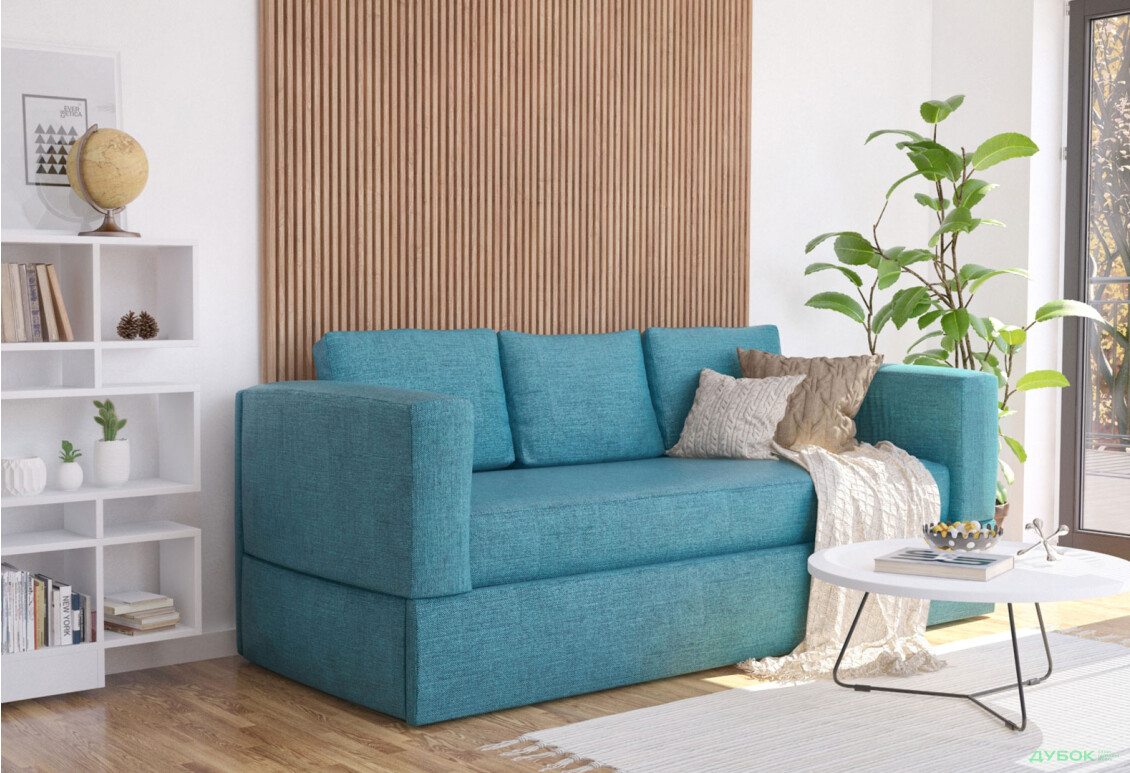 Изображение 3 - Диван-трансформер Knap Knap RUMI / РУМИ Turquoise 224x99 см бирюзовый