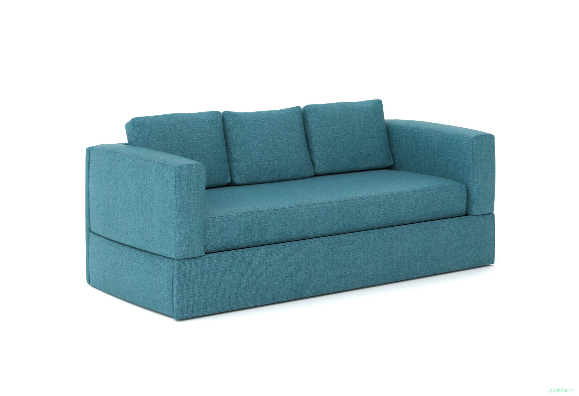 Изображение 1 - Диван-трансформер Knap Knap RUMI / РУМИ Turquoise 224x99 см бирюзовый