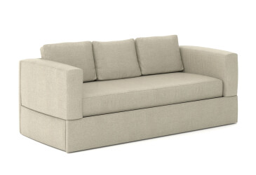 Диван-трансформер Knap Knap RUMI / РУМІ Semolina 224x99 см світло-бежевий