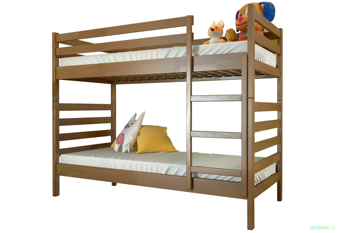 Кровать двухъярусная Арбор Древ Рио 90х190, сосна, орех - Изображение 1 Изображение 1 - Кровать двухъярусная Арбор Древ Рио 90х190, сосна, орех