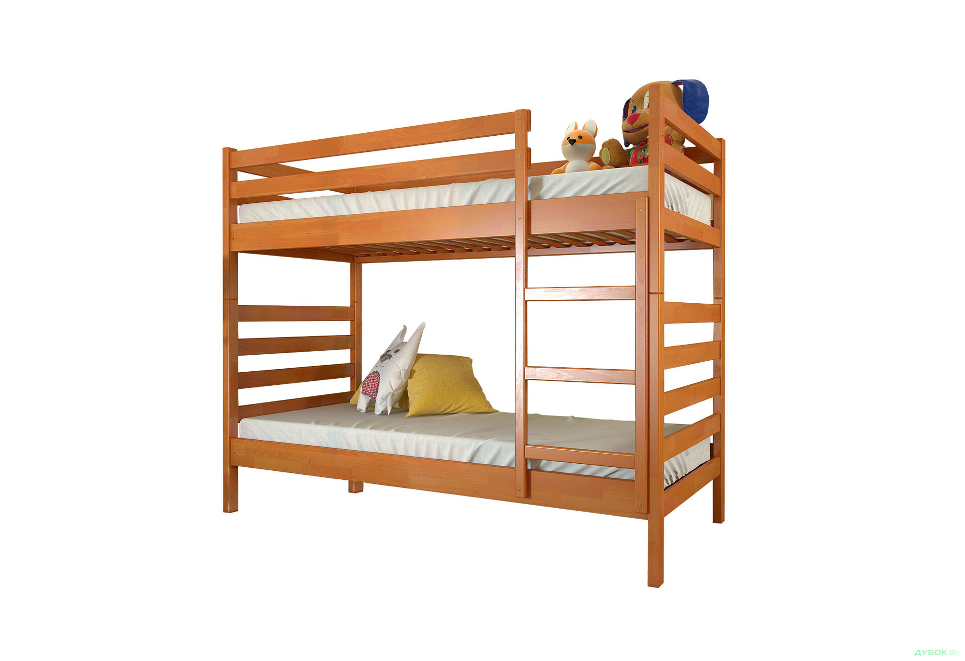 Кровать двухъярусная Арбор Древ Рио 90х200, бук, ольха - Изображение 1 Изображение 1 - Кровать двухъярусная Арбор Древ Рио 90х200, бук, ольха