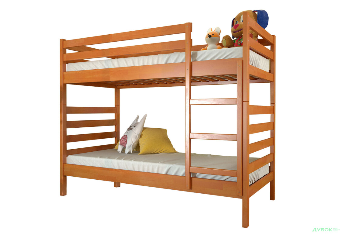 Кровать двухъярусная Арбор Древ Рио 90х200, бук, ольха - Изображение 1 Изображение 1 - Кровать двухъярусная Арбор Древ Рио 90х200, бук, ольха