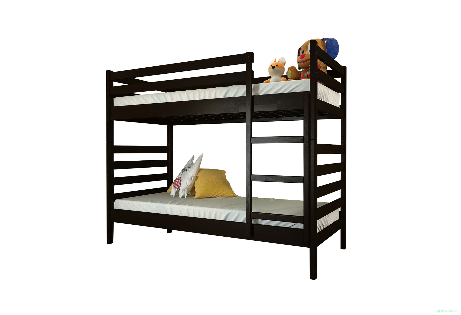 Кровать двухъярусная Арбор Древ Рио 90х200, сосна, венге - Изображение 1 Изображение 1 - Кровать двухъярусная Арбор Древ Рио 90х200, сосна, венге