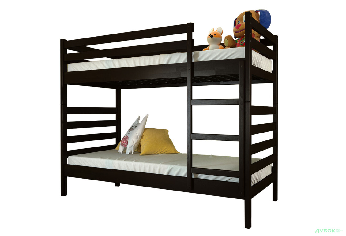 Кровать двухъярусная Арбор Древ Рио 90х200, сосна, венге - Изображение 1 Изображение 1 - Кровать двухъярусная Арбор Древ Рио 90х200, сосна, венге