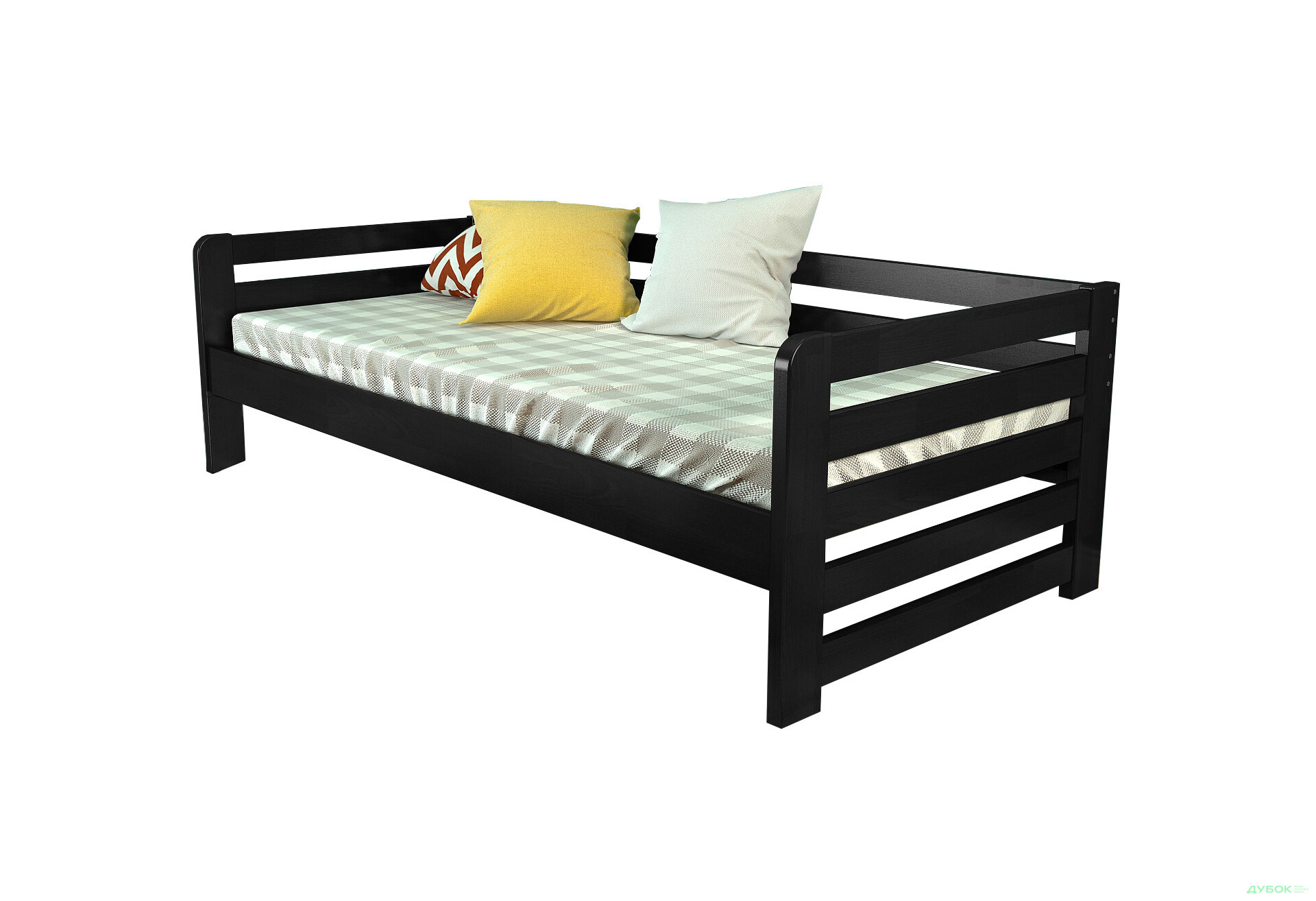 Ліжко Arbor Drev Немо 90х200, бук, венге - Зображення 1 Зображення 1 - Ліжко Arbor Drev Немо 90х200, бук, венге