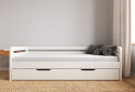 Ліжко Arbor Drev Немо 80х190, бук, білий - Зображення 2 Зображення 2 - Ліжко Arbor Drev Немо 80х190, бук, білий