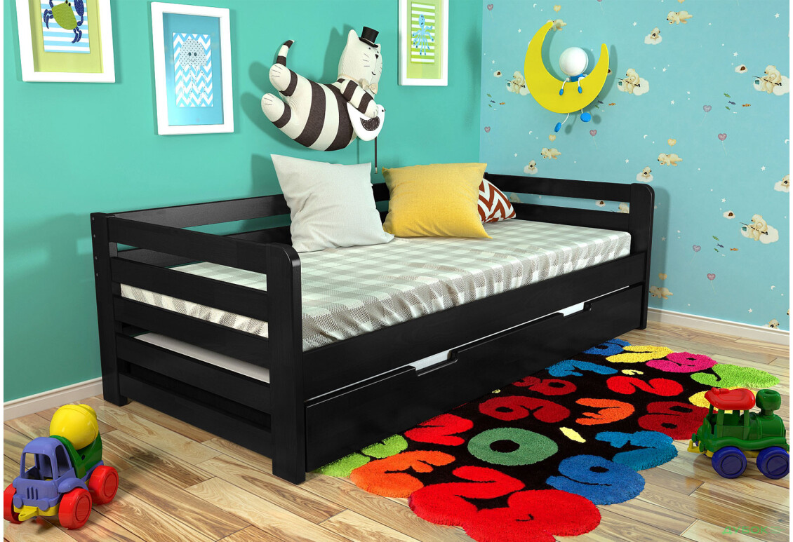 Зображення 2 - Ліжко Arbor Drev Немо 80х190, сосна, венге