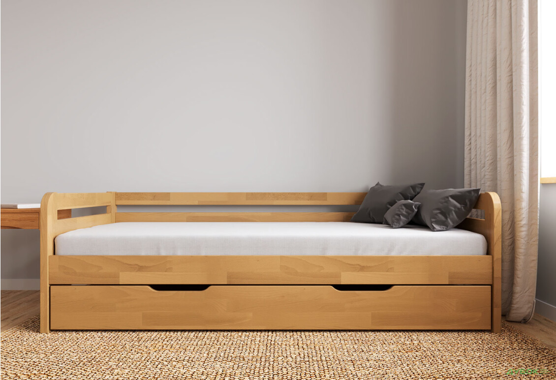 Зображення 3 - Ліжко Arbor Drev Немо 90х200 (без шухляд), сосна, горіх