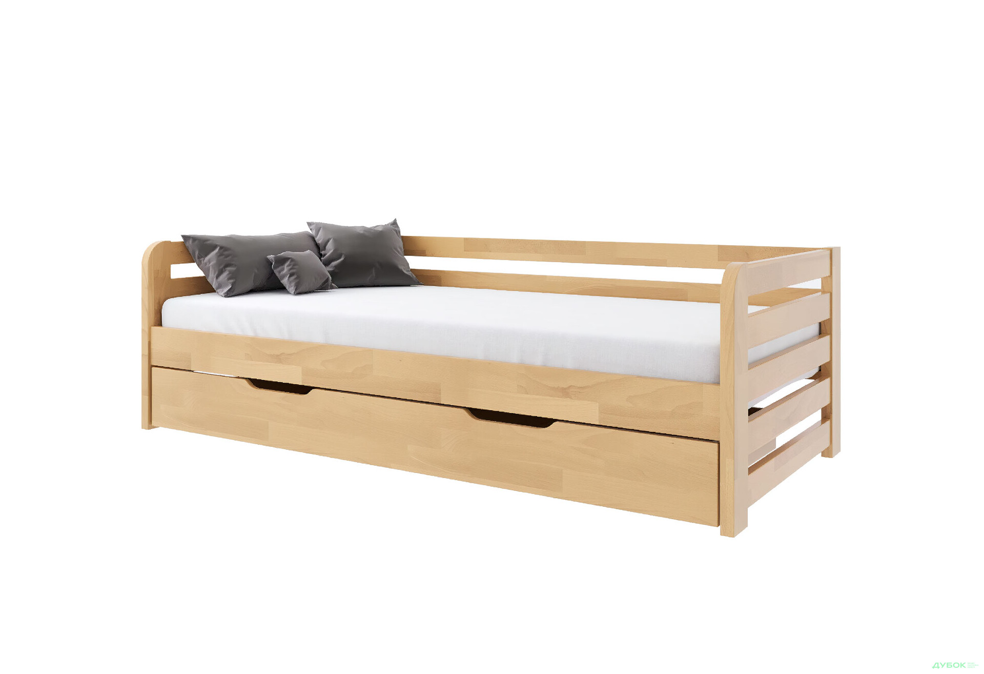 Зображення 2 - Ліжко Arbor Drev Немо 90х200 (без шухляд), сосна, горіх
