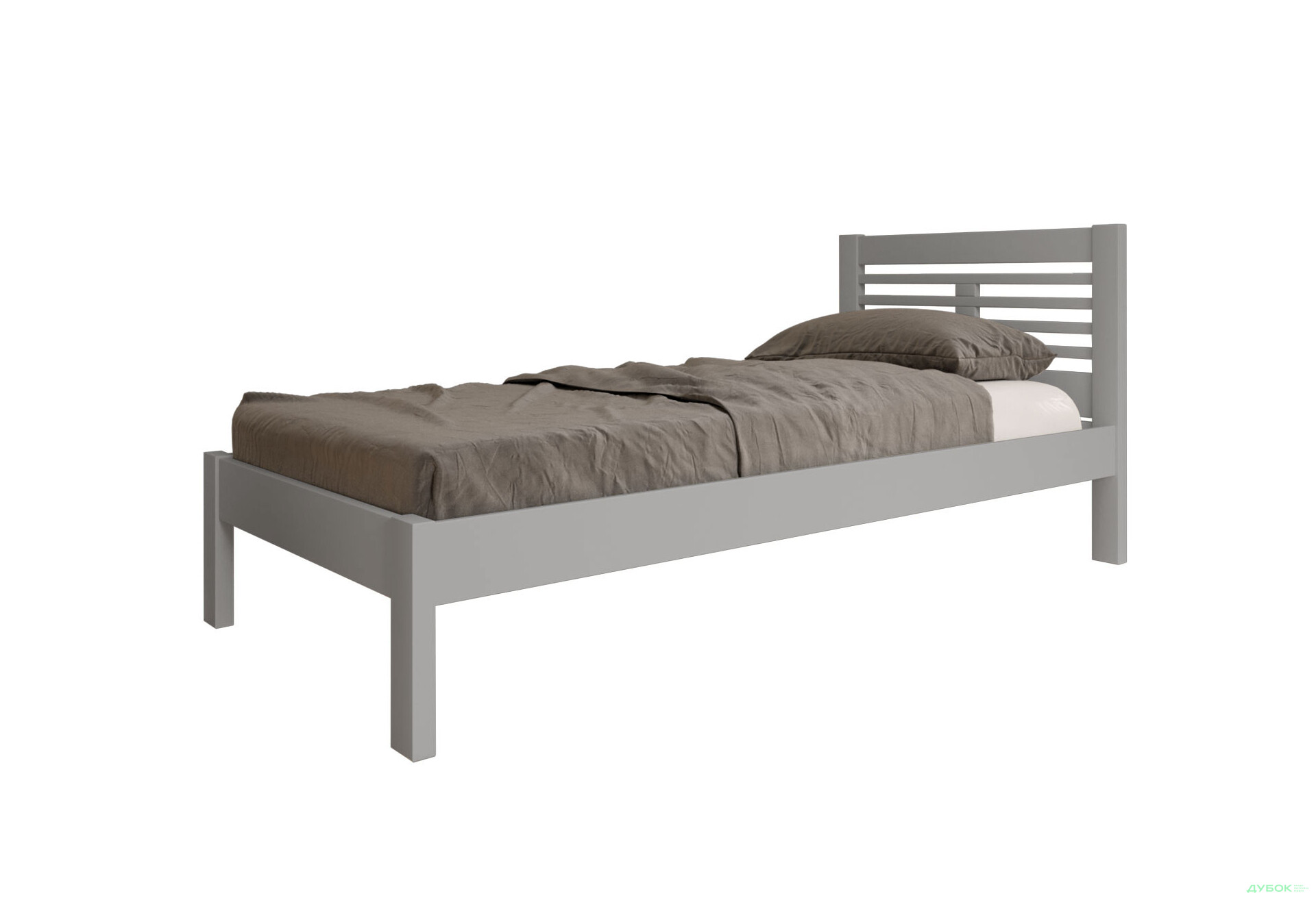 Зображення 1 - Ліжко Arbor Drev Шопен 90х200, бук, сірий