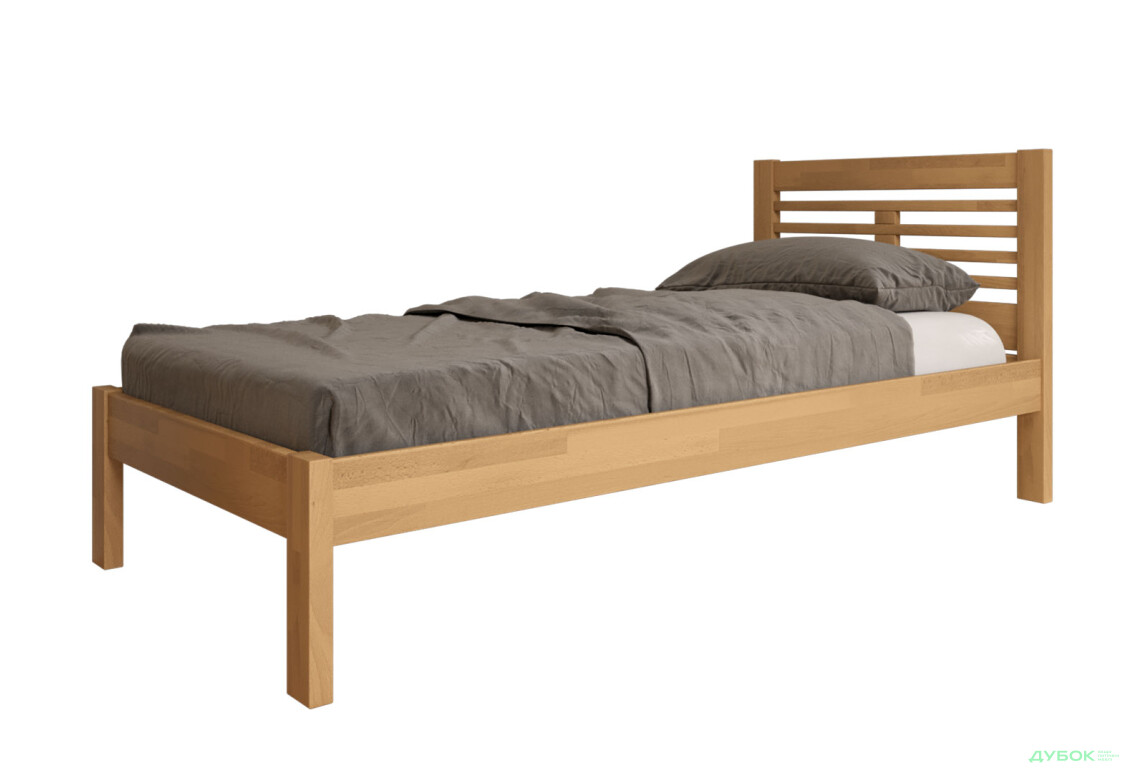Ліжко Arbor Drev Шопен 90х190, бук, горіх