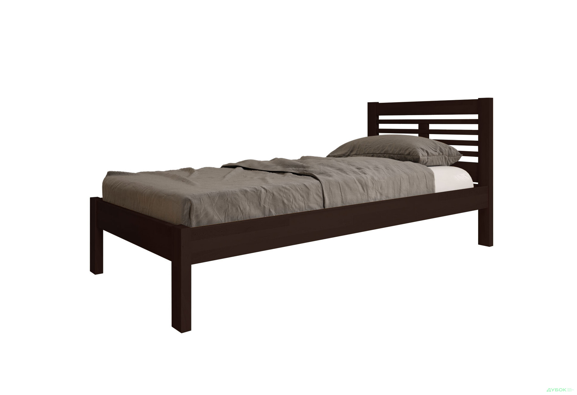 Ліжко Arbor Drev Шопен 90х190, сосна, венге - Зображення 1 Зображення 1 - Ліжко Arbor Drev Шопен 90х190, сосна, венге
