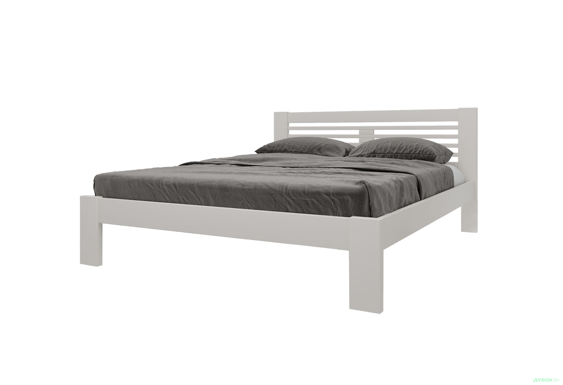 Ліжко Arbor Drev Шопен 120х200, бук, білий - Зображення 1 Зображення 1 - Ліжко Arbor Drev Шопен 120х200, бук, білий