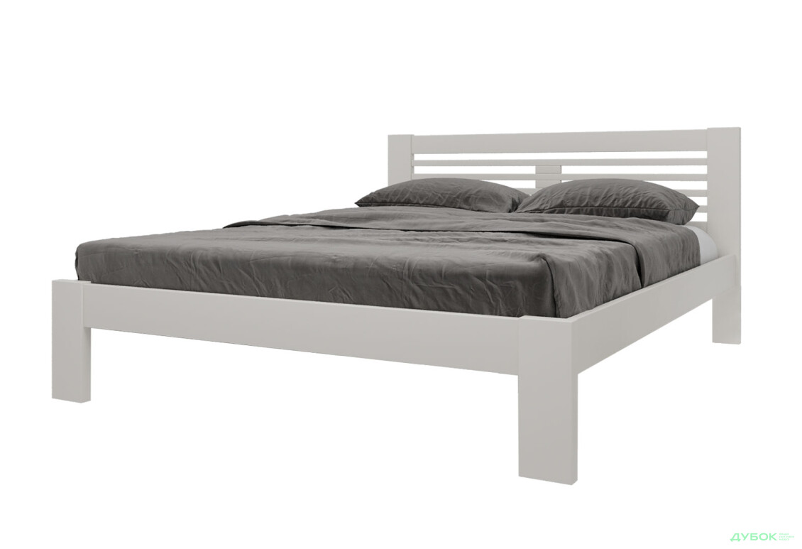 Ліжко Arbor Drev Шопен 120х200, бук, білий - Зображення 1 Зображення 1 - Ліжко Arbor Drev Шопен 120х200, бук, білий