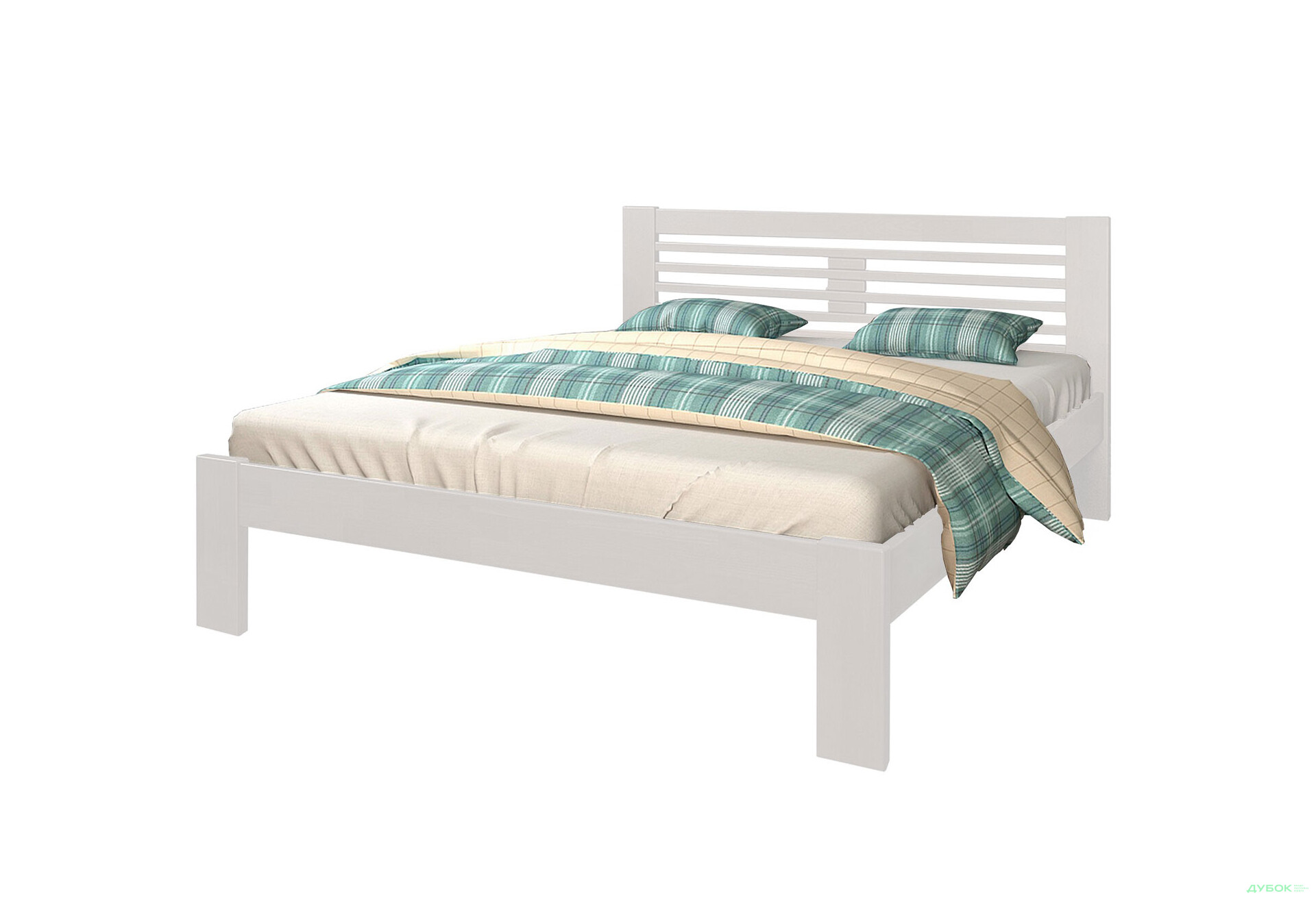 Ліжко Arbor Drev Шопен 120х200, бук, білий - Зображення 3 Зображення 3 - Ліжко Arbor Drev Шопен 120х200, бук, білий