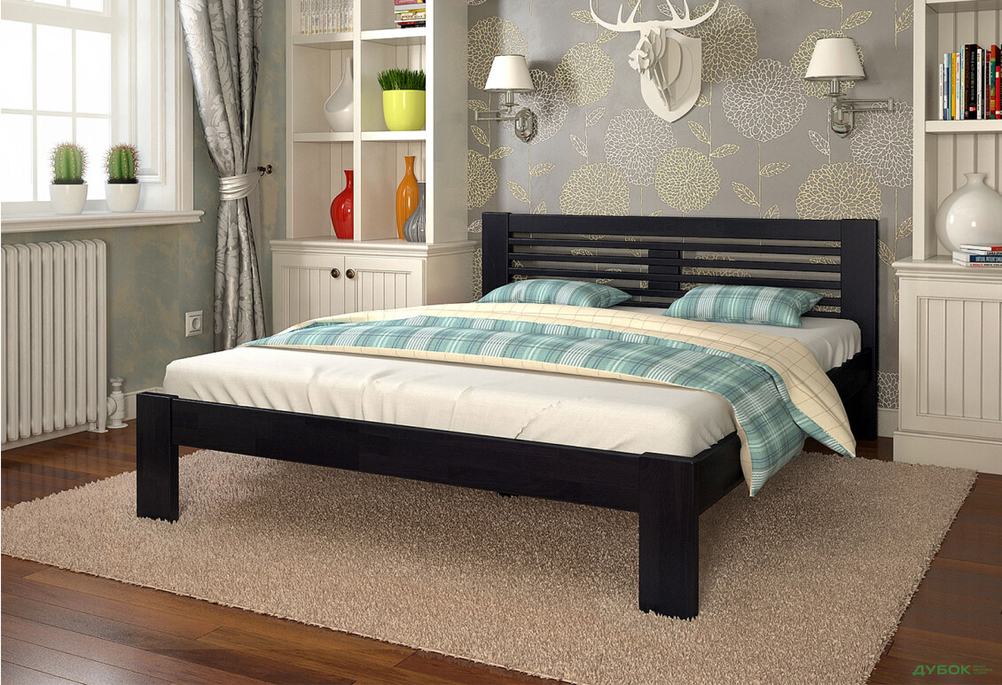 Ліжко Arbor Drev Шопен 120х200, сосна, венге - Зображення 2 Зображення 2 - Ліжко Arbor Drev Шопен 120х200, сосна, венге