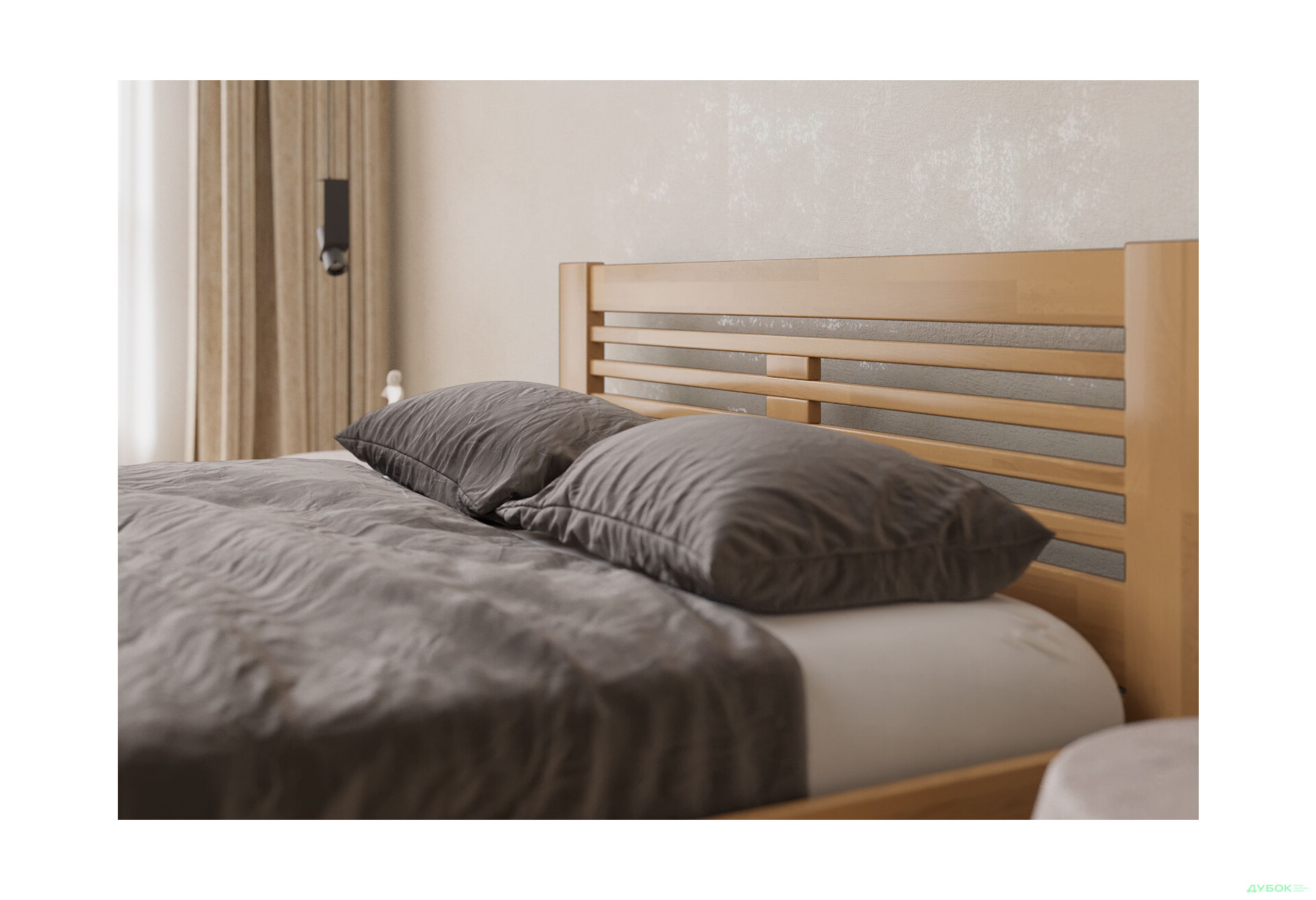 Ліжко Arbor Drev Шопен 120х200, сосна, горіх - Зображення 4 Зображення 4 - Ліжко Arbor Drev Шопен 120х200, сосна, горіх