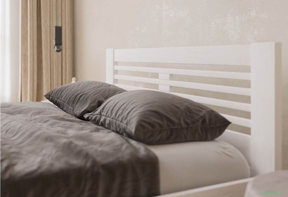 Ліжко Arbor Drev Шопен 120х190, сосна, білий - Зображення 4 Зображення 4 - Ліжко Arbor Drev Шопен 120х190, сосна, білий