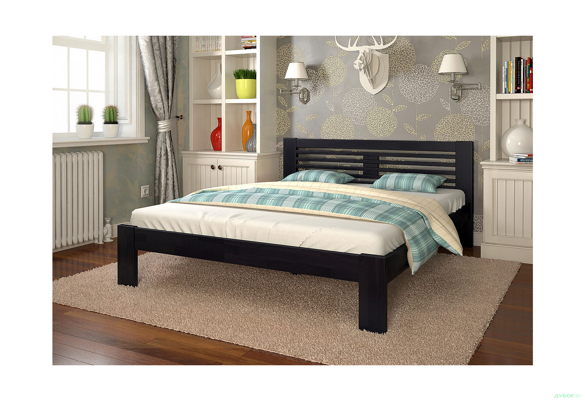 Зображення 2 - Ліжко Arbor Drev Шопен 120х190, сосна, венге