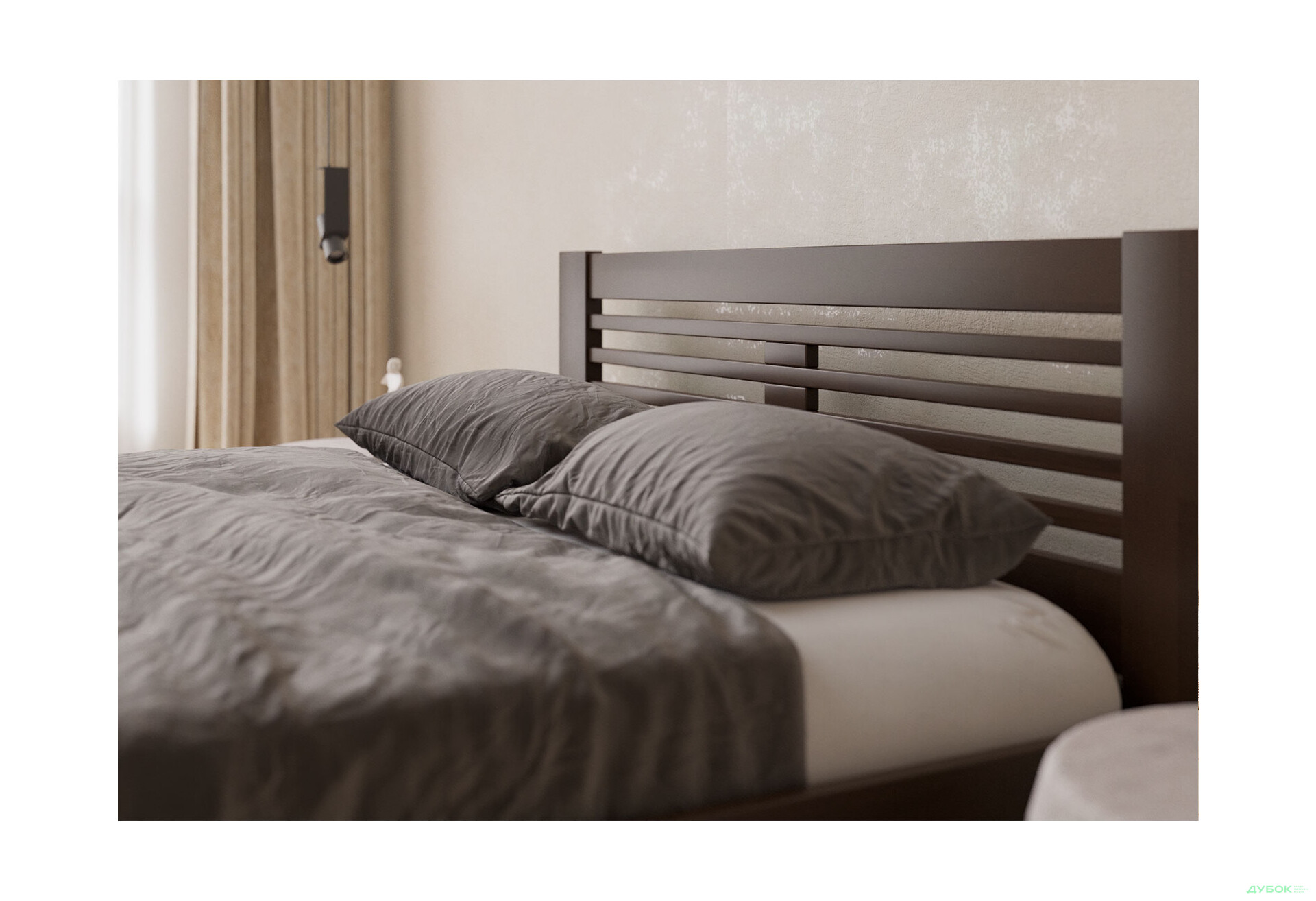 Изображение 2 - Кровать Arbor Drev Шопен 140х190, бук, темный орех