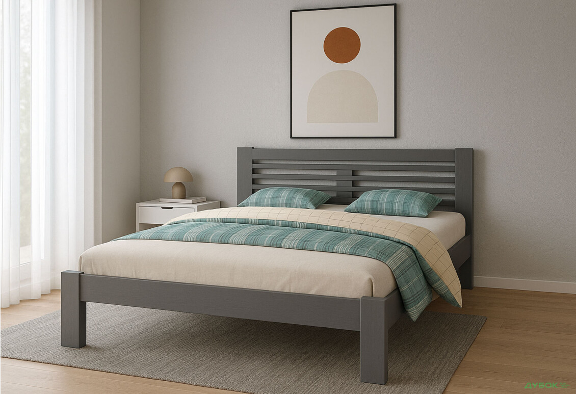 Изображение 2 - Кровать Arbor Drev Шопен 160х190, сосна, серый