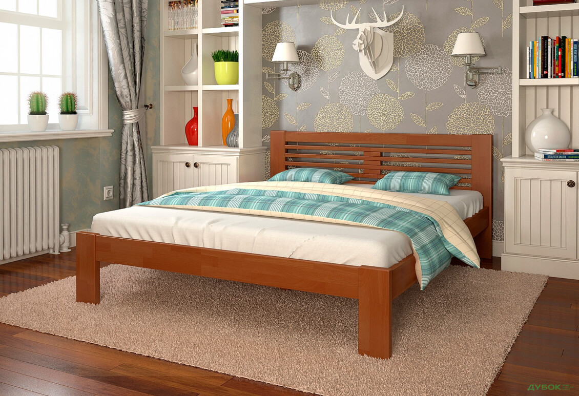 Ліжко Arbor Drev Шопен 160х190, сосна, яблуня локарно - Зображення 2 Зображення 2 - Ліжко Arbor Drev Шопен 160х190, сосна, яблуня локарно