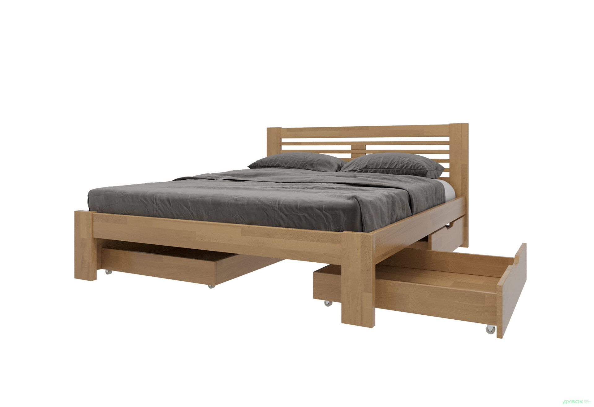 Изображение 2 - Кровать Arbor Drev Шопен 160х200, бук, орех