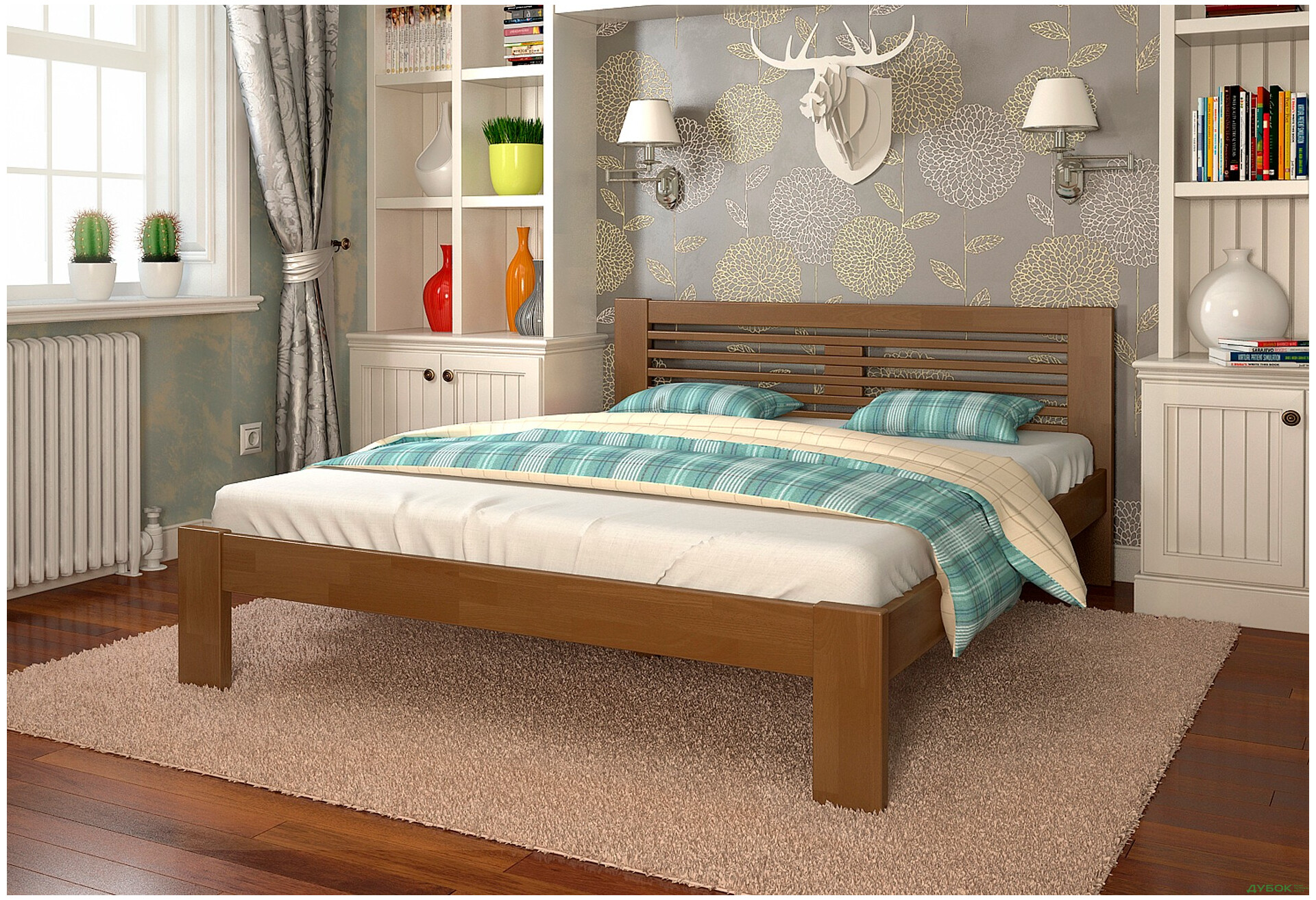 Зображення 4 - Ліжко Arbor Drev Шопен 160х200, сосна, горіх