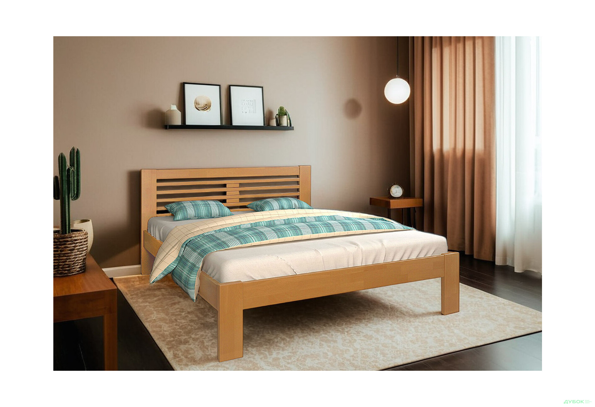 Кровать Arbor Drev Шопен 180х200, бук, ольха - Изображение 2 Изображение 2 - Кровать Arbor Drev Шопен 180х200, бук, ольха