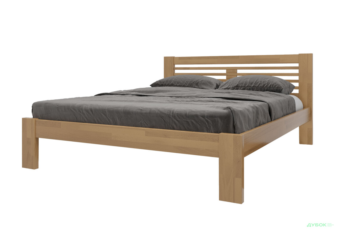 Ліжко Arbor Drev Шопен 180х200, бук, горіх