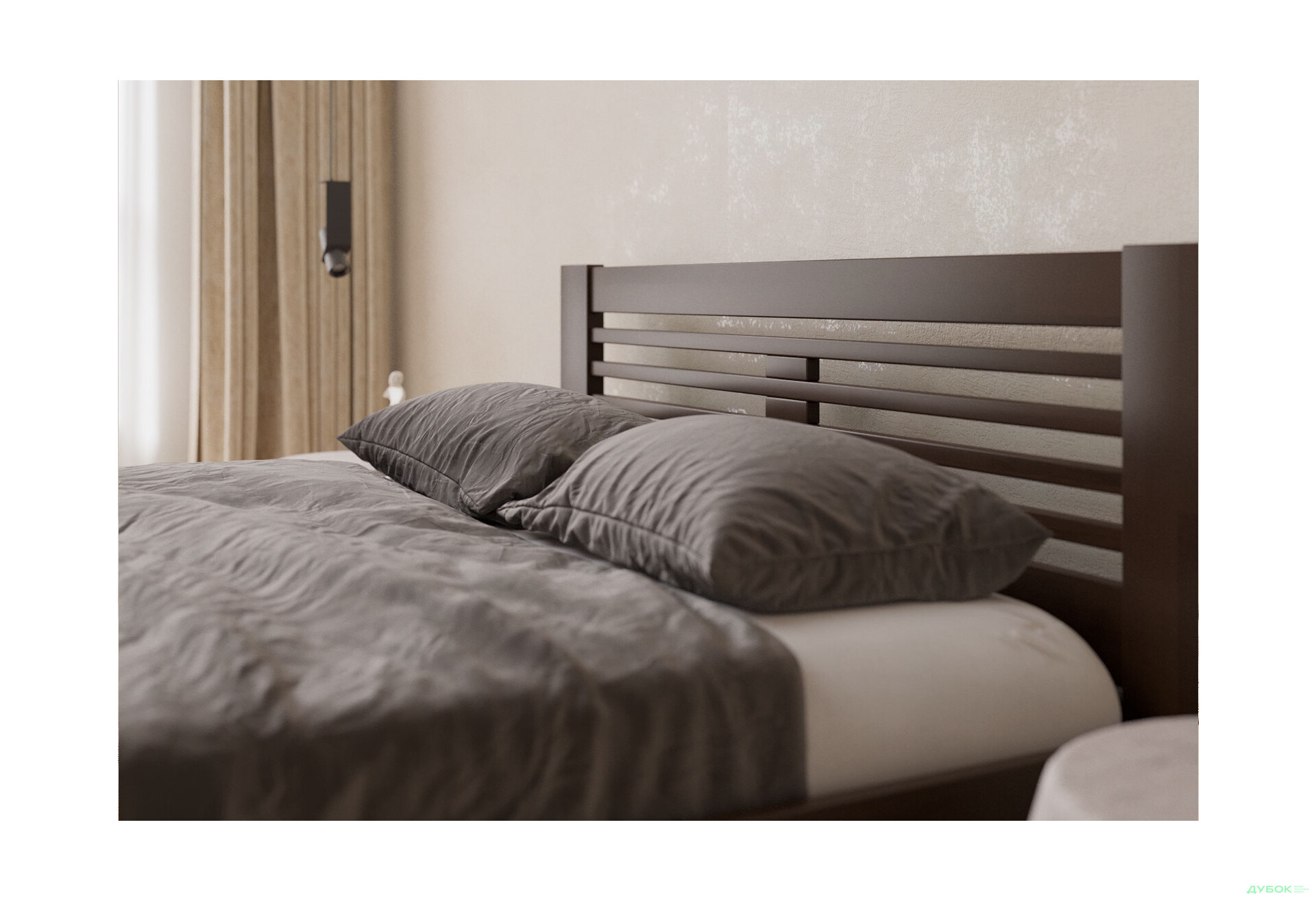 Зображення 5 - Ліжко Arbor Drev Шопен 180х200, бук, темний горіх