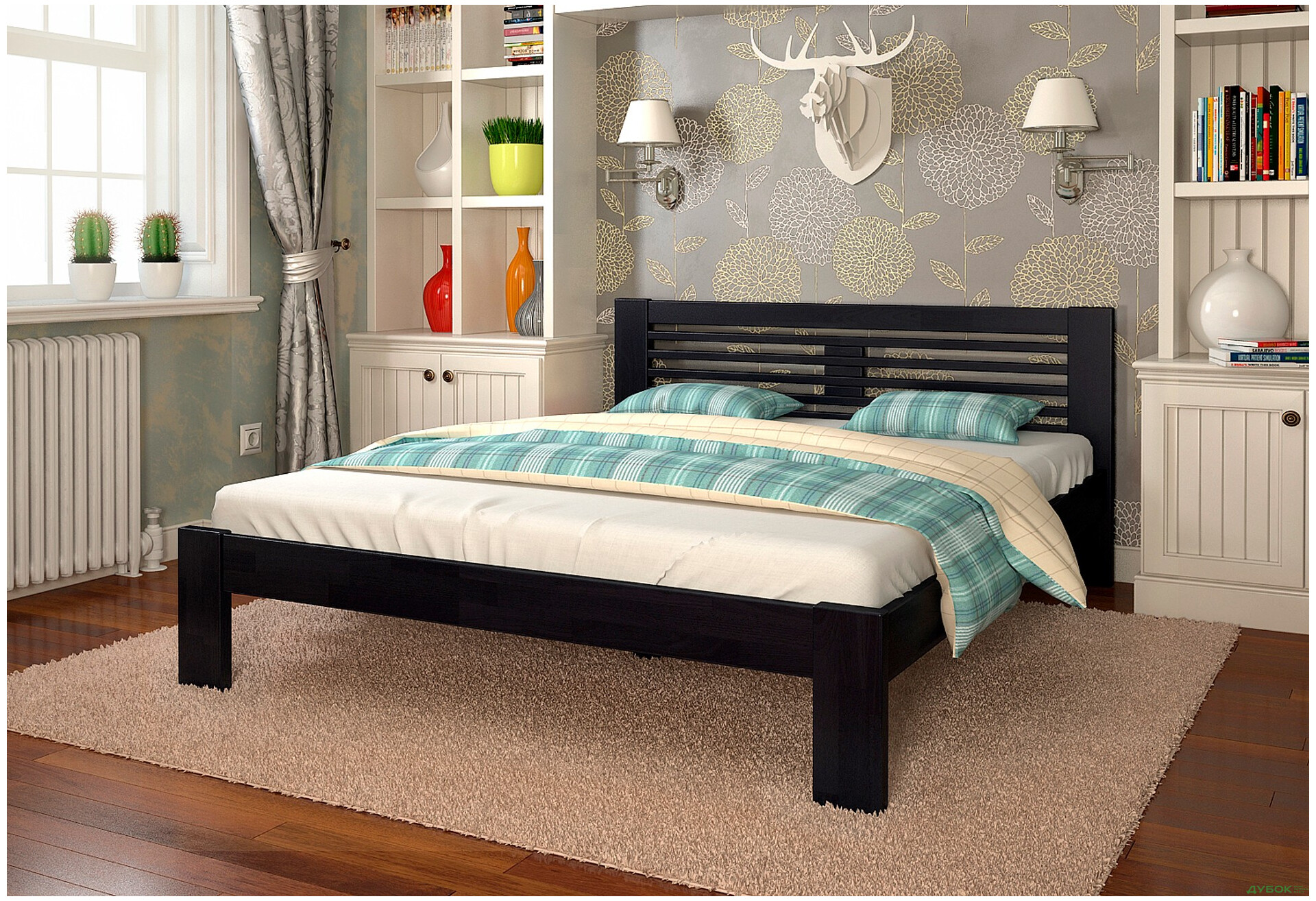 Ліжко Arbor Drev Шопен 180х190, бук, венге - Зображення 2 Зображення 2 - Ліжко Arbor Drev Шопен 180х190, бук, венге