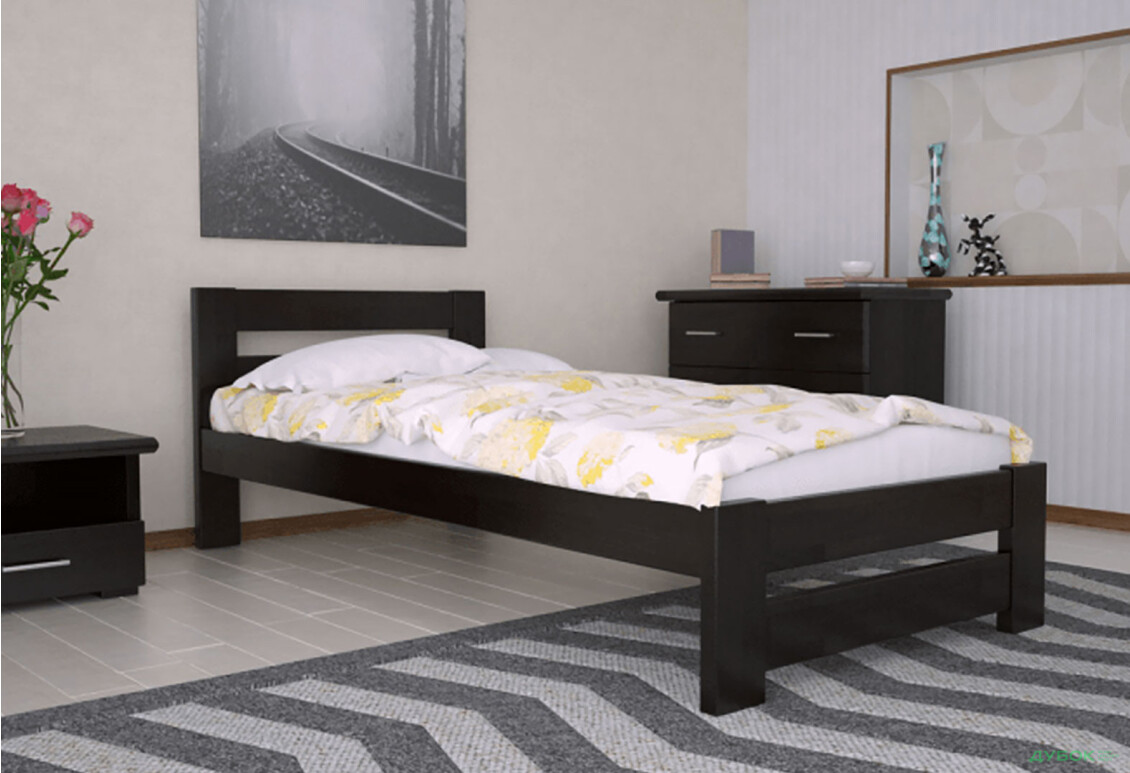 Ліжко Arbor Drev Симфонія 90х200, бук, венге магія - Зображення 4 Зображення 4 - Ліжко Arbor Drev Симфонія 90х200, бук, венге магія