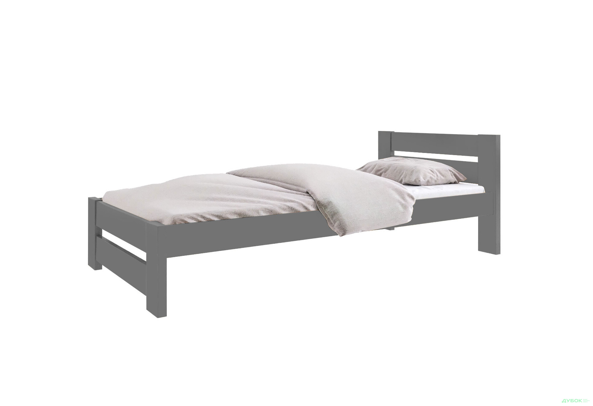 Изображение 1 - Кровать Arbor Drev Симфония 90х200, бук, серый