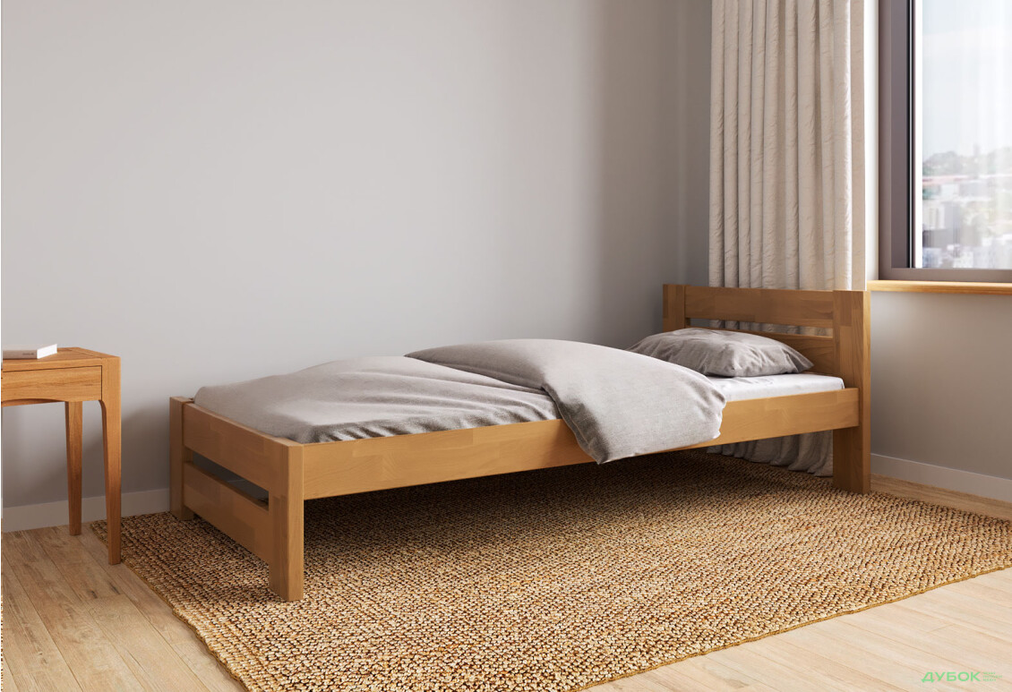 Кровать Arbor Drev Симфония 90х200, сосна, орех - Изображение 4 Изображение 4 - Кровать Arbor Drev Симфония 90х200, сосна, орех