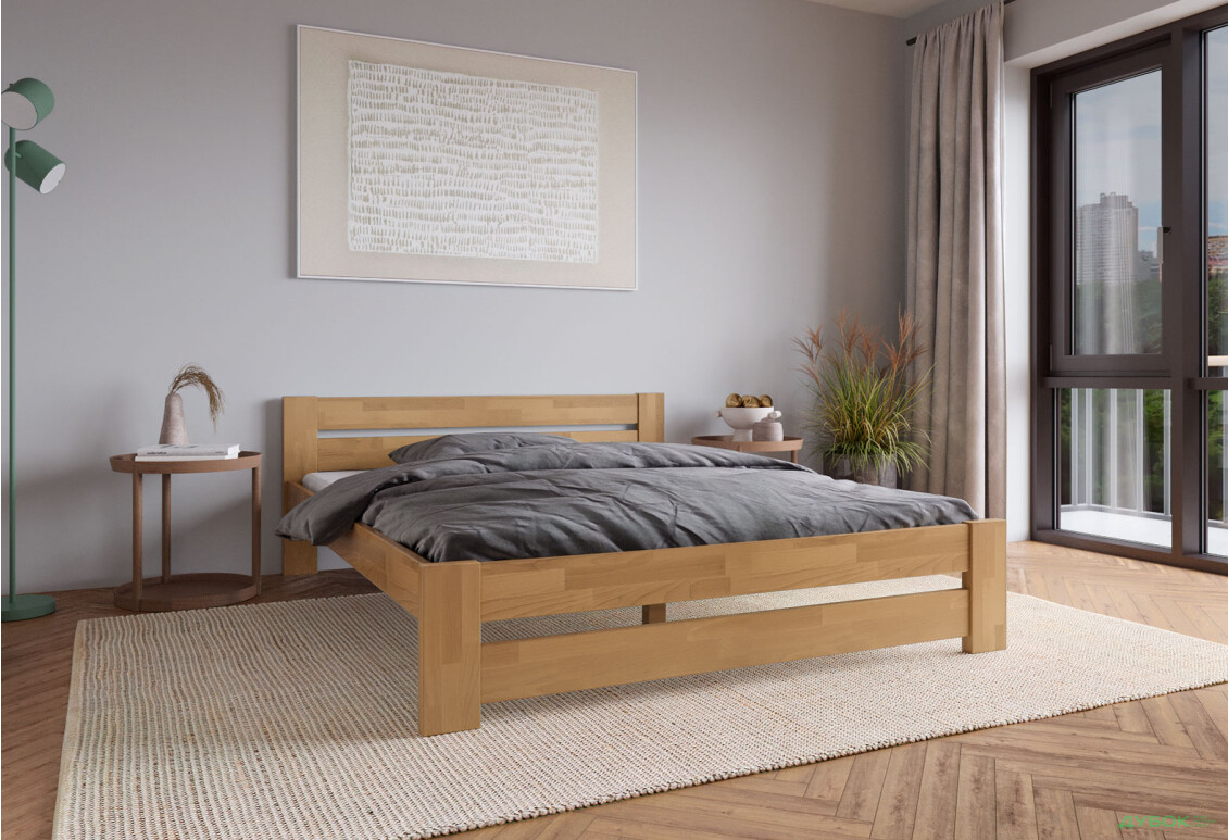 Ліжко Arbor Drev Симфонія 120х200, бук, горіх - Зображення 4 Зображення 4 - Ліжко Arbor Drev Симфонія 120х200, бук, горіх