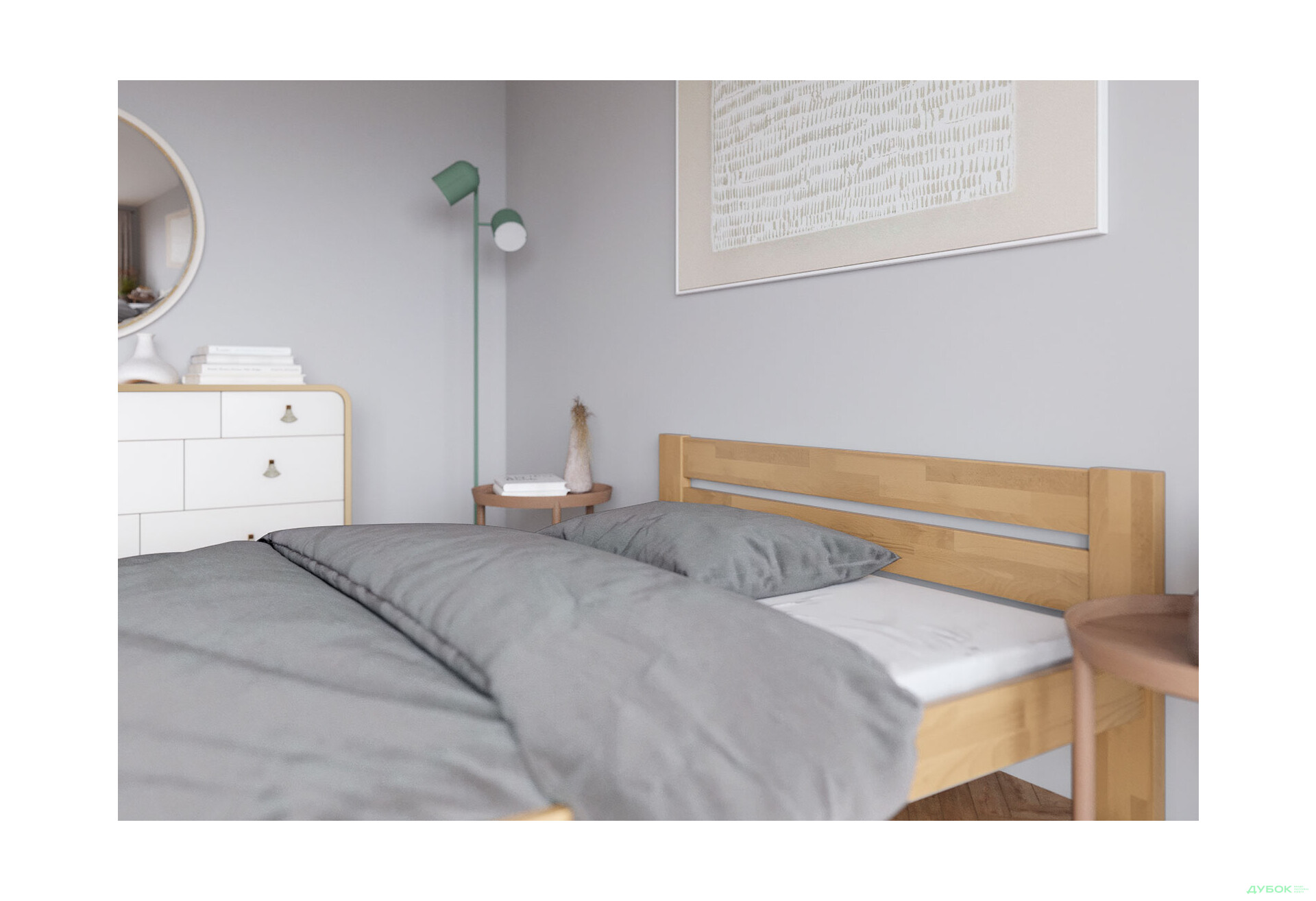 Ліжко Arbor Drev Симфонія 120х200, бук, горіх - Зображення 5 Зображення 5 - Ліжко Arbor Drev Симфонія 120х200, бук, горіх