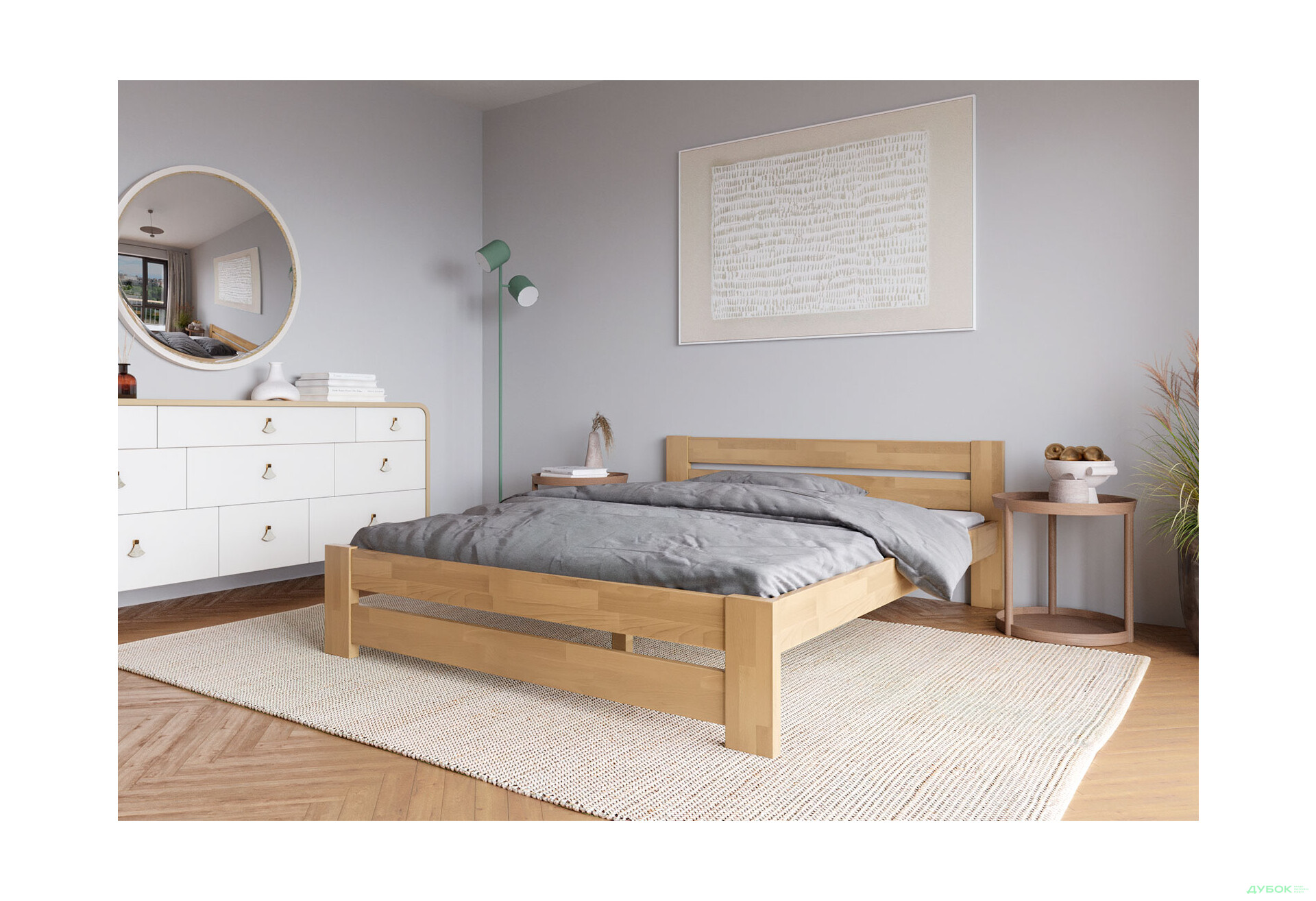 Ліжко Arbor Drev Симфонія 120х200, бук, горіх - Зображення 3 Зображення 3 - Ліжко Arbor Drev Симфонія 120х200, бук, горіх