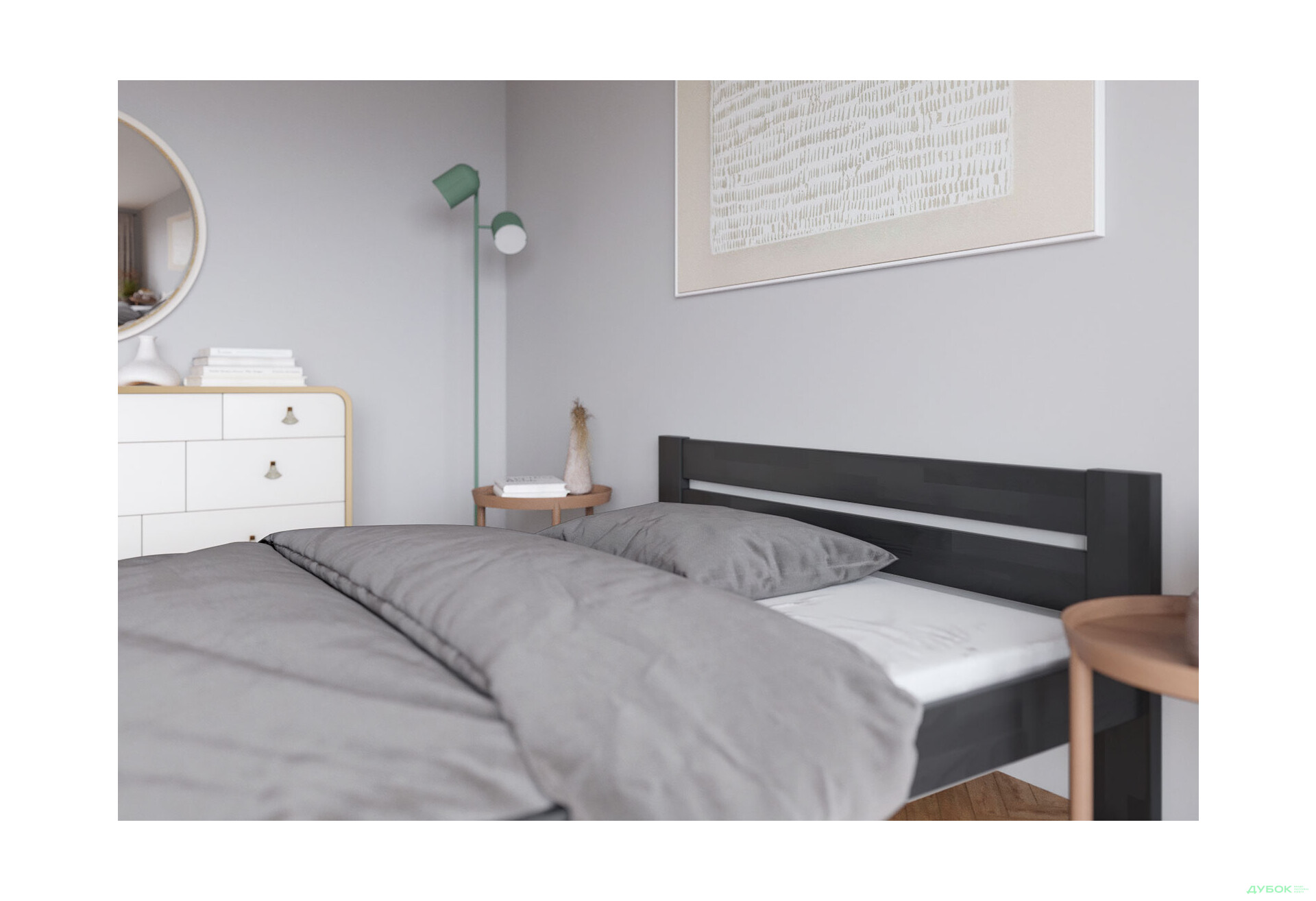 Ліжко Arbor Drev Симфонія 120х200, сосна, венге магія - Зображення 5 Зображення 5 - Ліжко Arbor Drev Симфонія 120х200, сосна, венге магія