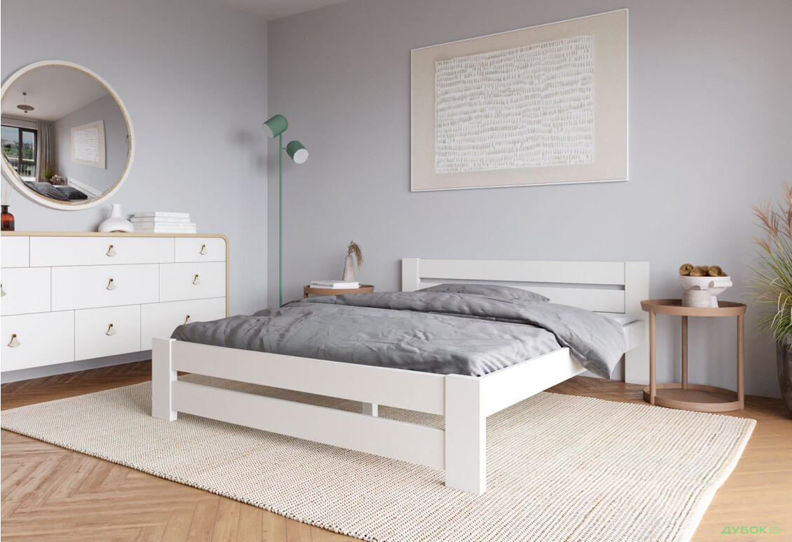 Изображение 2 - Кровать Arbor Drev Симфония 120х190, бук, белый