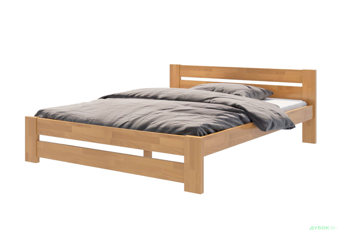 Ліжко Arbor Drev Симфонія 140х200, бук, вільха