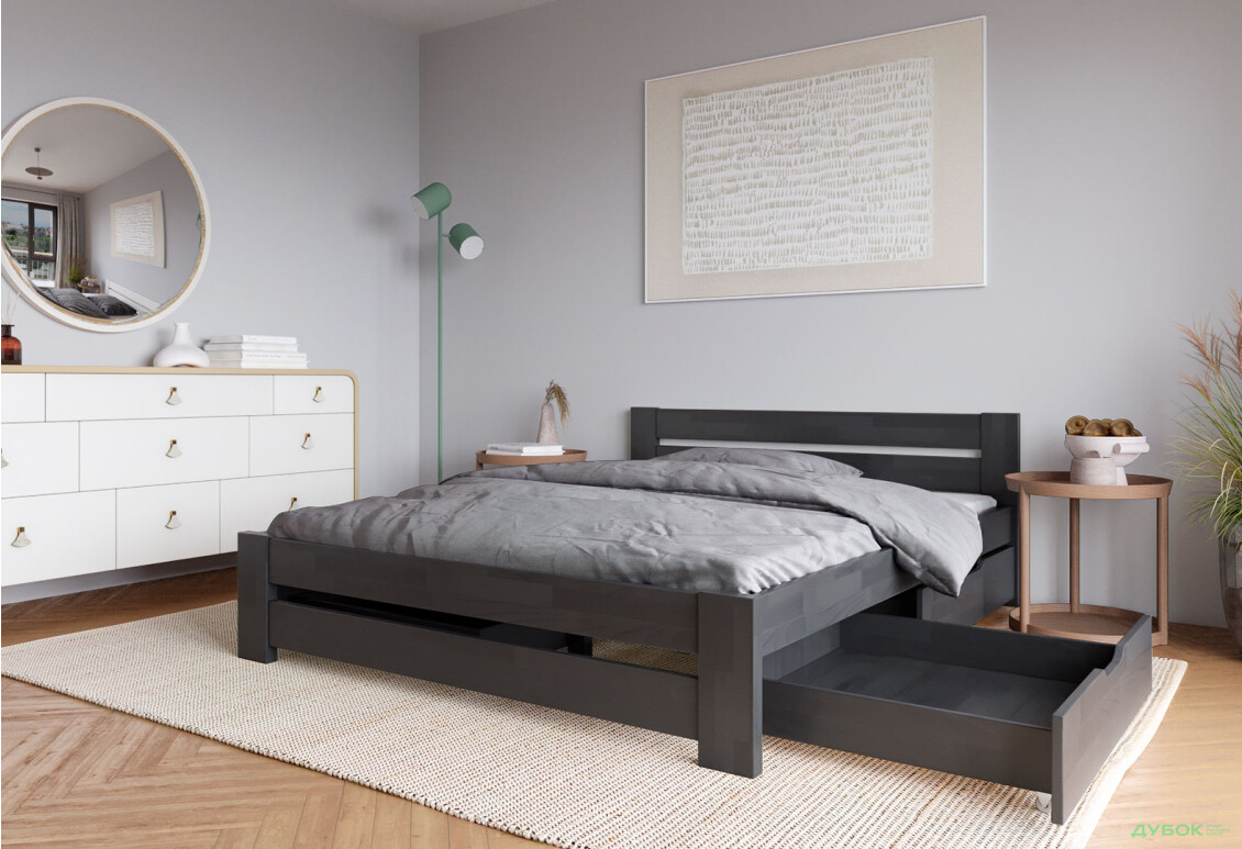 Ліжко Arbor Drev Симфонія 140х200, сосна, венге магія - Зображення 4 Зображення 4 - Ліжко Arbor Drev Симфонія 140х200, сосна, венге магія