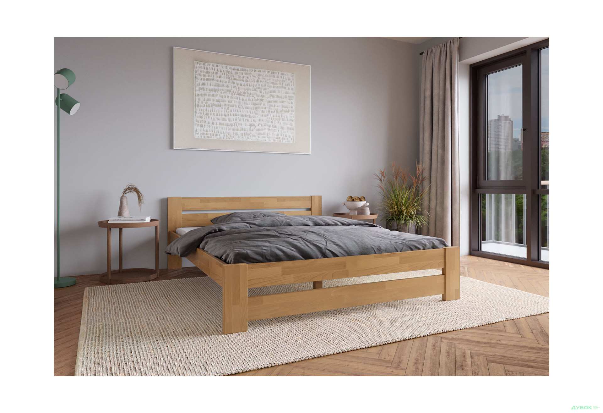Изображение 2 - Кровать Arbor Drev Симфония 140х200, сосна, ольха