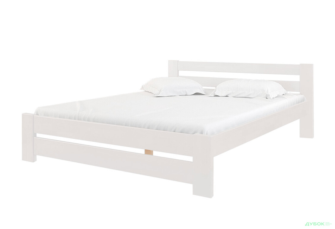 Ліжко Arbor Drev Симфонія 160х200, бук, білий