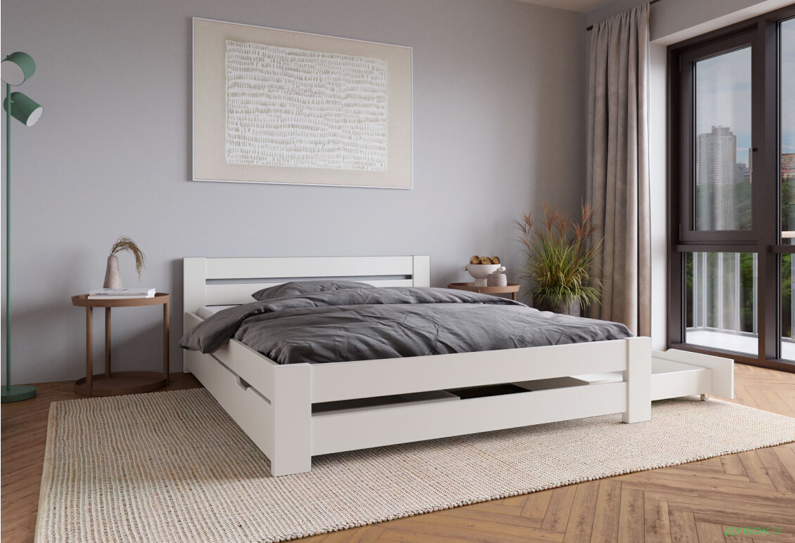 Изображение 3 - Кровать Arbor Drev Симфония 160х200, сосна, белый