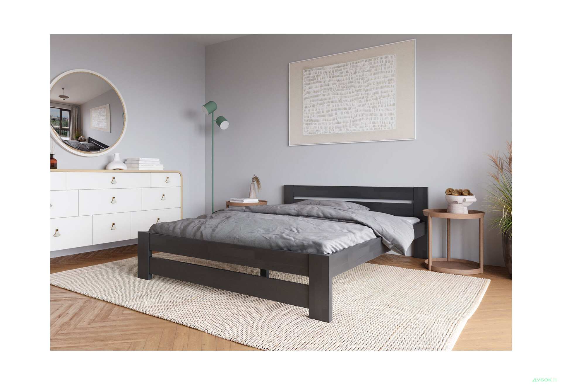 Ліжко Arbor Drev Симфонія 160х200, сосна, венге магія - Зображення 8 Зображення 8 - Ліжко Arbor Drev Симфонія 160х200, сосна, венге магія